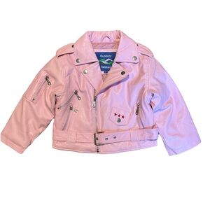 Pink biker jacket